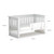 Boori Eton Convertible Plus 2 Piece Room Set (with 3 Drawer Chest) - White