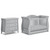 Boori Sleigh Royale 2 Piece Room Set (with Chest) - Pebble