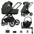 Venicci Claro 3-in-1 Tiago + 360 Base Travel System - Forest