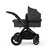 Ickle Bubba Stomp Luxe 9-Piece Pram - Black/Charcoal Grey/Black