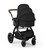 Ickle Bubba Stomp Luxe 9-Piece Pram - Black/Midnight/Tan