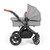 Ickle Bubba Stomp Luxe Pram - Black/Pearl Grey/Tan