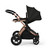 Ickle Bubba Stomp Luxe 9-Piece Pram - Bronze/Midnight/Black