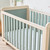 Tutti Bambini Kuba Cot Bed - Golden Oak/Sage Weave
