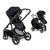 iCandy Orange 4 Complete Travel System with Cabriofix i-Size & Base - Black Edition