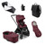 Bugaboo Dragonfly Complete Bundle - Black/Dark Cherry