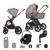 Venicci Upline 2 Pebble 360 Pro Travel System - Taupe