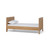 Mamas & Papas Esna Cot Bed - Rattan/Oak