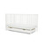 Ickle Bubba Hartley Classic Cot, Under Drawer & Fibre Mattress - White
