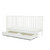 Ickle Bubba Hartley Classic Cot, Under Drawer & Fibre Mattress - White