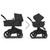 Bugaboo Donkey 5 Mono Complete Bundle - Black/Midnight Black