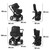 Bugaboo Donkey 5 Mono Complete Bundle - Black/Midnight Black