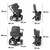 Bugaboo Donkey 5 Mono Ultimate Bundle - Graphite/Grey Melange