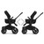 Bugaboo Donkey 5 Mono Ultimate Bundle - Black/Midnight Black
