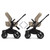 Bugaboo Donkey 5 Mono Ultimate Bundle - Black/Desert Taupe