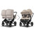 Bugaboo Donkey 5 Twin Complete Bundle - Black/Desert Taupe