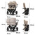 Bugaboo Donkey 5 Twin Complete Bundle - Black/Desert Taupe