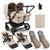 Bugaboo Donkey 5 Twin Complete Bundle - Black/Desert Taupe