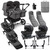 Bugaboo Donkey 5 Twin Ultimate Bundle - Graphite/Grey Melange