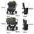 Bugaboo Donkey 5 Twin Ultimate Bundle - Black/Forest Green
