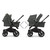 Bugaboo Donkey 5 Duo Cloud T Ultimate Bundle - Black/Forest Green