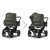 Bugaboo Donkey 5 Duo Cloud T Ultimate Bundle - Black/Forest Green