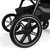 Nuna Triv LX Stroller + LYTL LX Carrycot, Footmuff and Gloves - Caviar