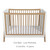 Gaia Baby Hera Cot Bed Studio Edit - White/Oak