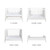 Gaia Baby Hera Studio Edit 2 Piece Room Set - White