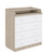 Shefa Kids Changing Dresser 800 with 4 Drawers - Elm White