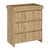 Shefa Kids Changing Unit 880 with 3 Drawers - Cremona Oak