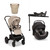 Nuna Mixx Next + Arra Flex & Base Curv Bundle - Biscotti