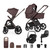 Venicci Upline 2 SE Pebble 360 Pro2 Travel System - Burgundy