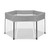Ickle Bubba Fiesta Pop Up Playpen - Space Grey