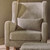 Tutti Bambini Harper Wingback Rocking Chair & Footstool - Teddy Mushroom