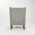 Tutti Bambini Harper Wingback Rocking Chair & Footstool - Cloud Grey