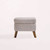Tutti Bambini Harper Wingback Rocking Chair & Footstool - Cloud Grey