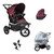 Out N About Nipper V6 Newborn Bundle - Brambleberry Red
