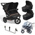 Out N About Nipper Double V6 Twin Bundle - Summit Black