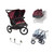 Out N About Nipper Double V6 Plus Twin Bundle - Brambleberry Red