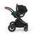 Ickle Bubba Stomp Luxe Nimbus Travel System - Black/Charcoal Grey/Tan