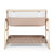 Ickle Bubba Bubba&Me Luxe Bedside Crib - Biscuit