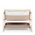 Ickle Bubba Bubba&Me Luxe Bedside Crib - Biscuit