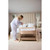 Ickle Bubba Bubba&Me Luxe Bedside Crib - Biscuit
