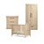 Mamas & Papas Atlas 3-Piece Small Space Saver Range - Light Oak
