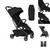 Silver Cross Nia Essentials Bundle inc. FREE Footmuff - Onyx