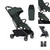 Silver Cross Nia Essentials Bundle inc. FREE Footmuff - Conifer