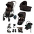 Cybex e-Gazelle S Taupe Double Travel System - Chocolate Brown