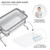 Kinderkraft Nestee Up 2 Bedside Crib - Light Grey