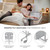 Kinderkraft Nestee Up 2 Bedside Crib - Light Grey